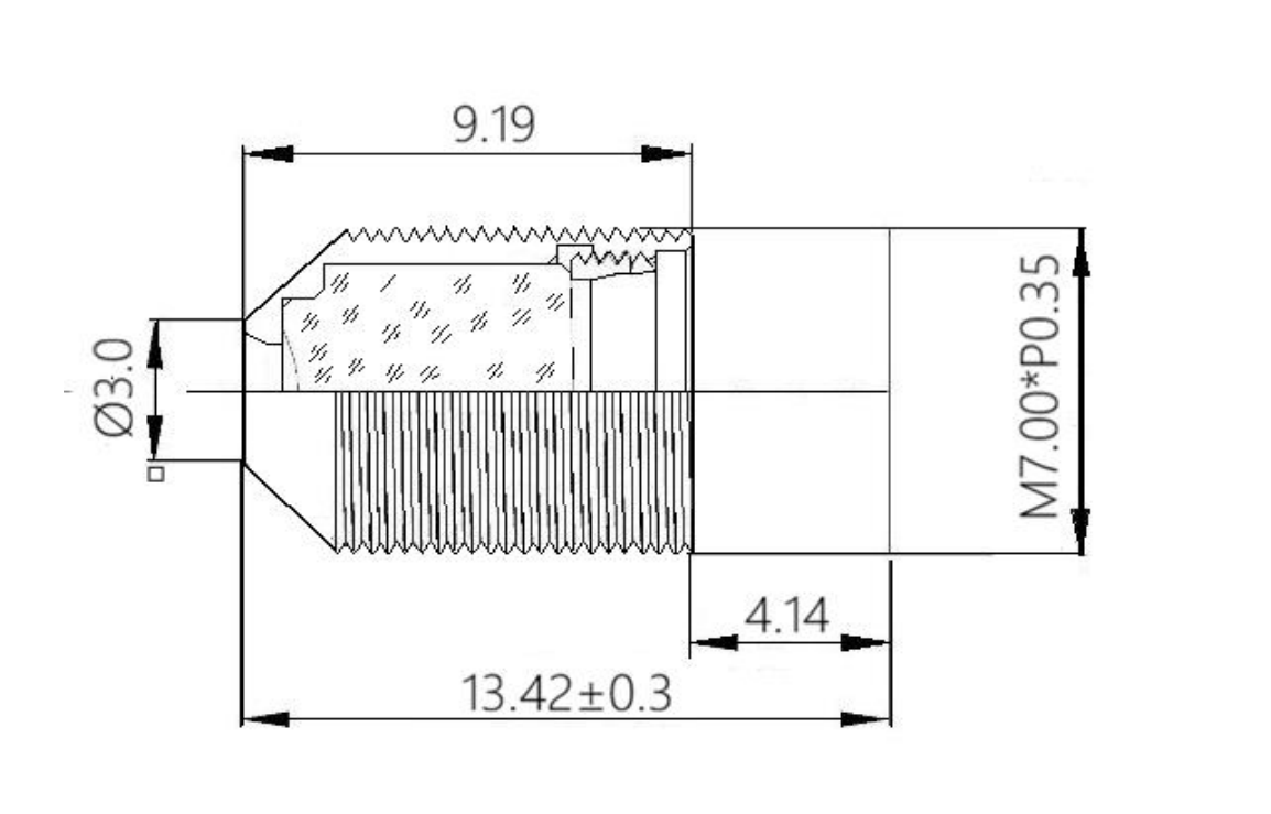 6.2mm Tapered Cone Lens